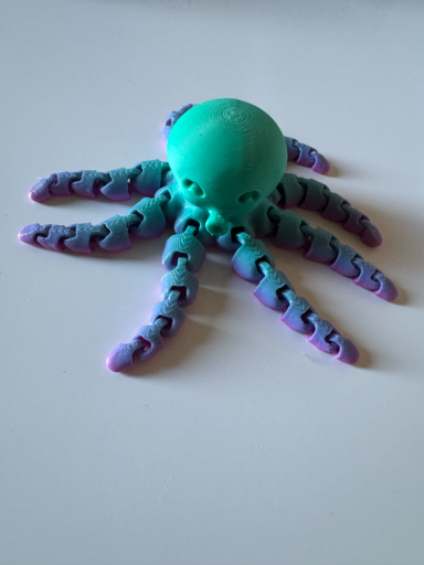 V04 - Cute octopus blauw