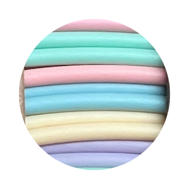 Regenboog mat macaron