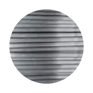 Metallic zijde zilver